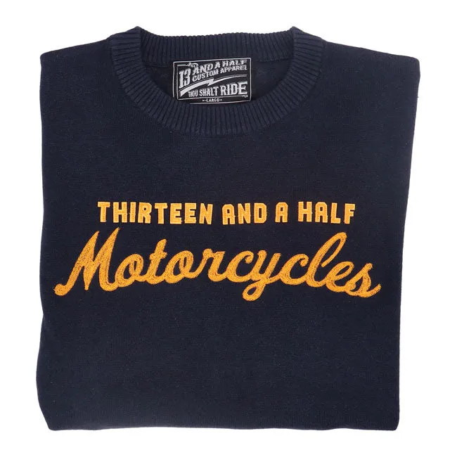 13 AND A HALF OUTLAW MOTORCYCLES SWEATER - Dark Blue