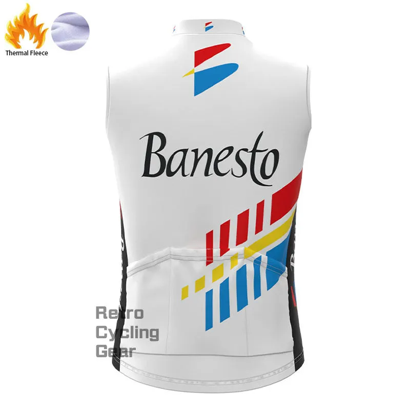 Banesto Fleece Retro Cycling Vest