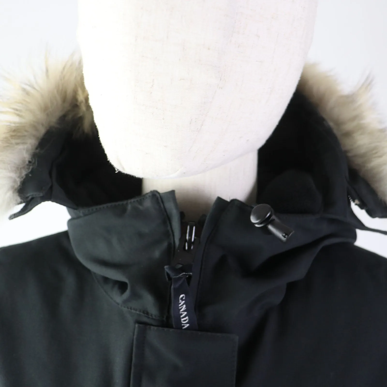 Canada Goose Victoria Parka Down Coat XS Black