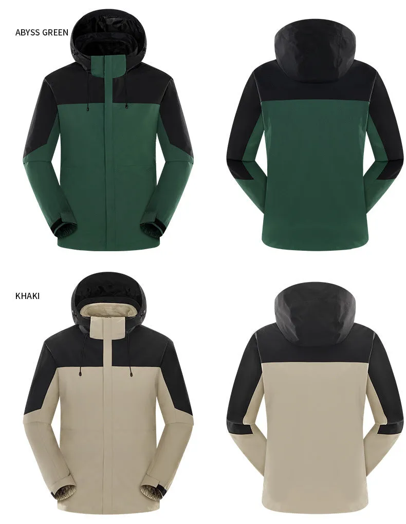 Custom Outdoor 3-in-1  Windproof Fleece Jackets