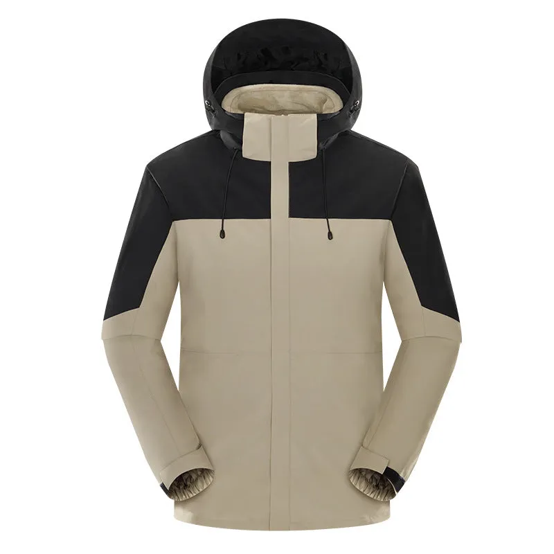 Custom Outdoor 3-in-1  Windproof Fleece Jackets