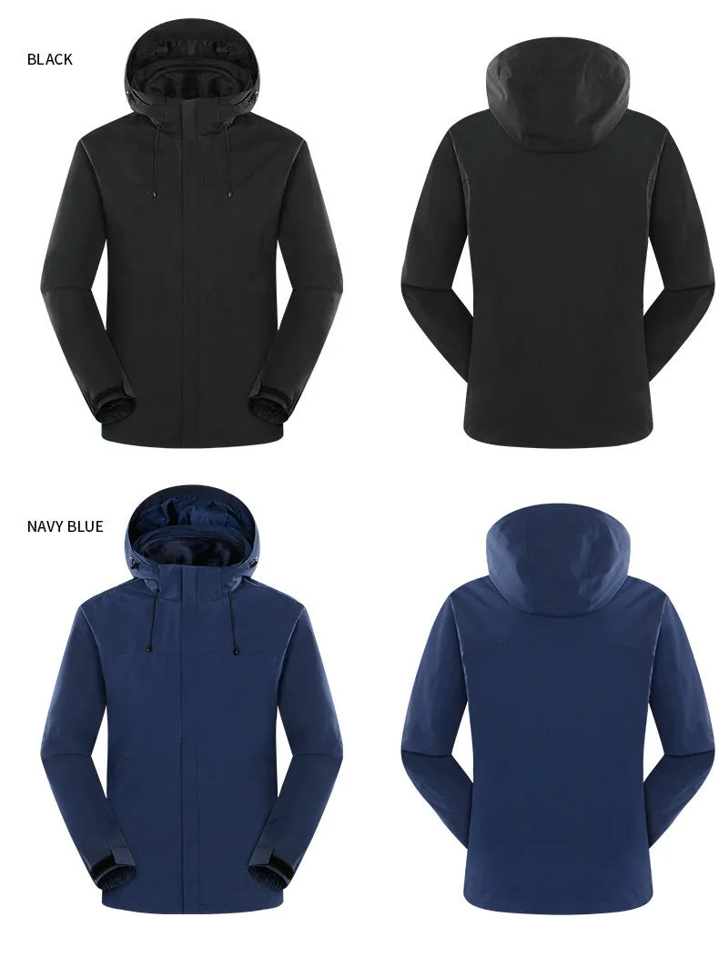 Custom Outdoor 3-in-1  Windproof Fleece Jackets