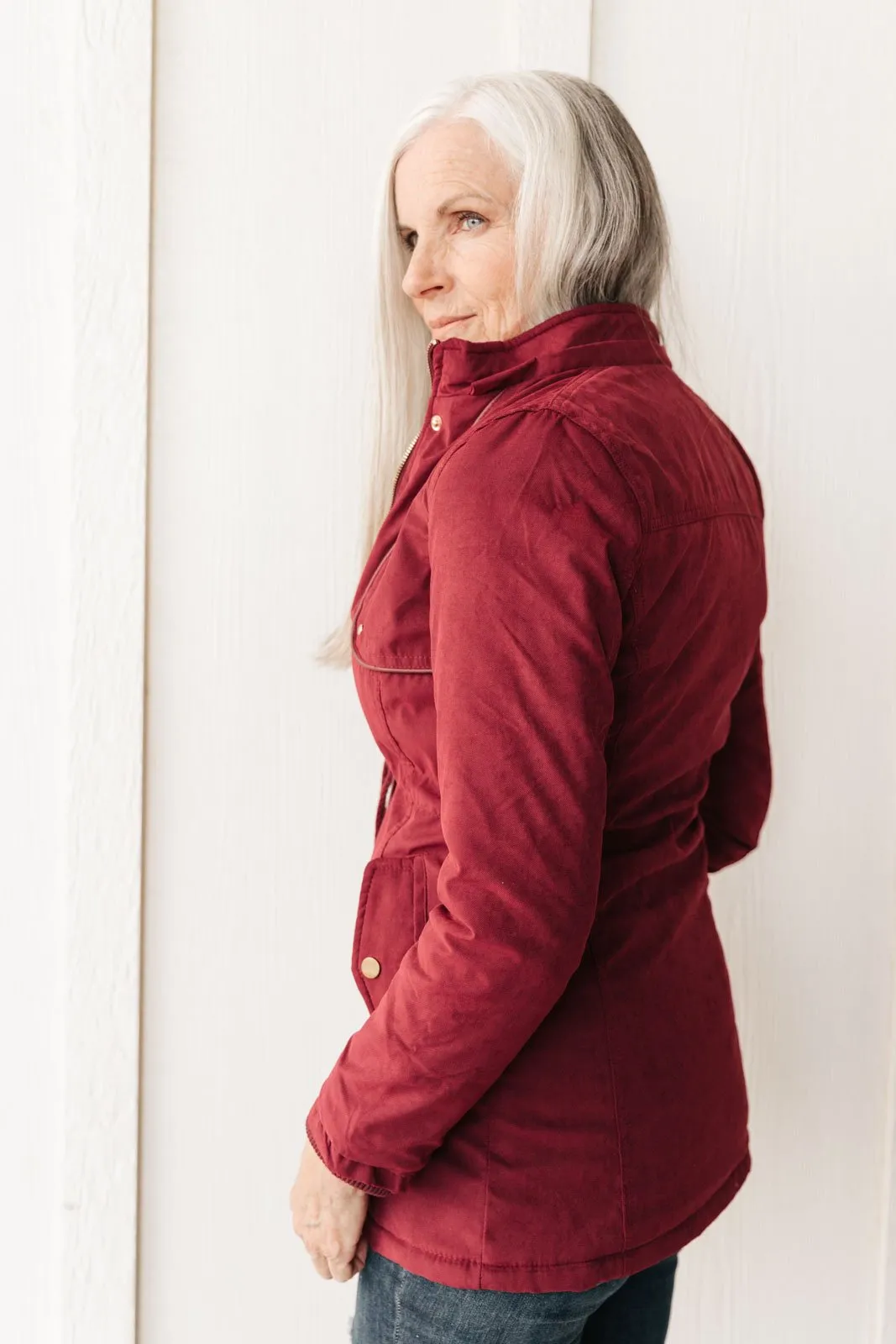 DOORBUSTER Winter Warm Coat in Wine