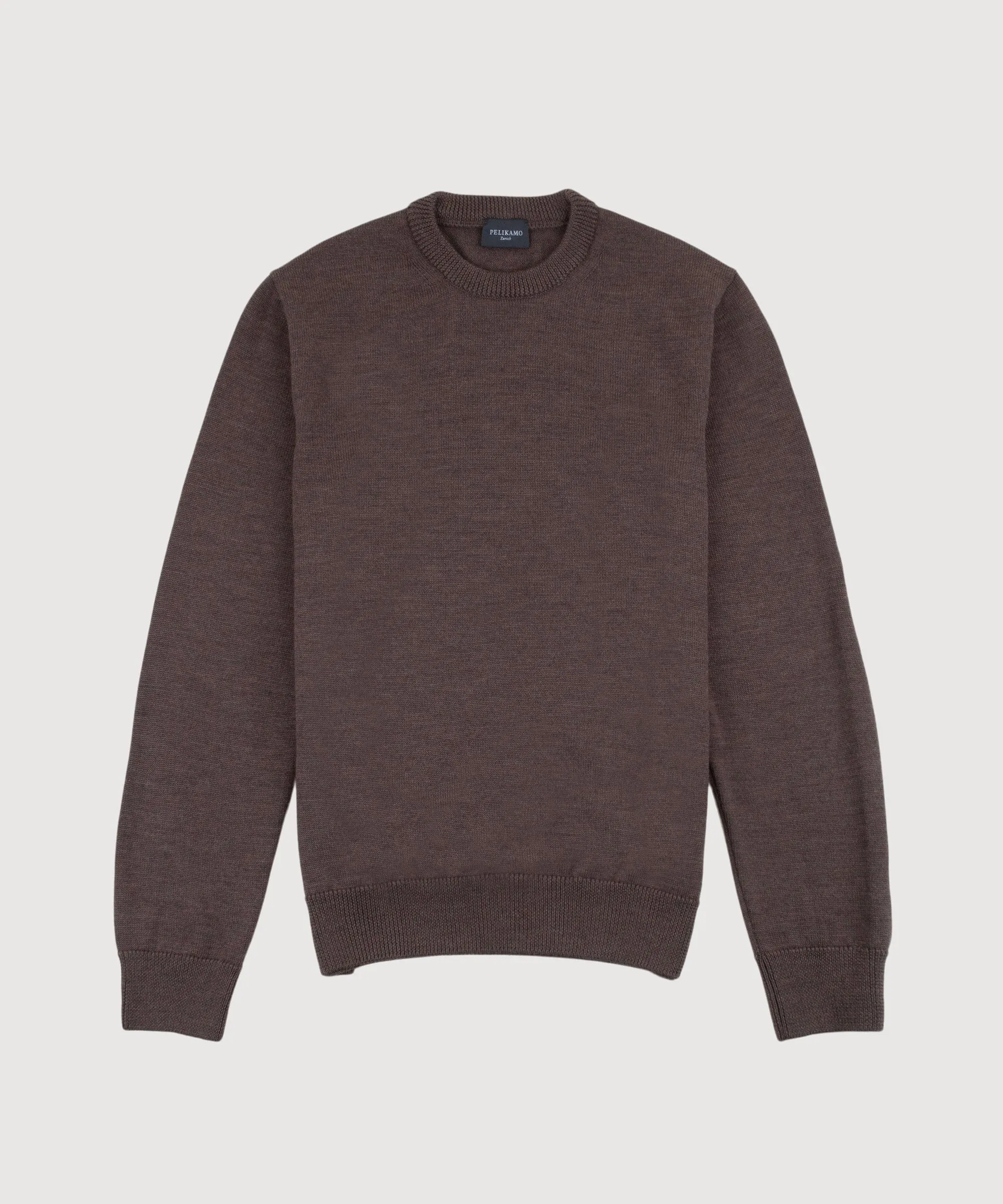 Double Ply Wool Roundneck Sweater