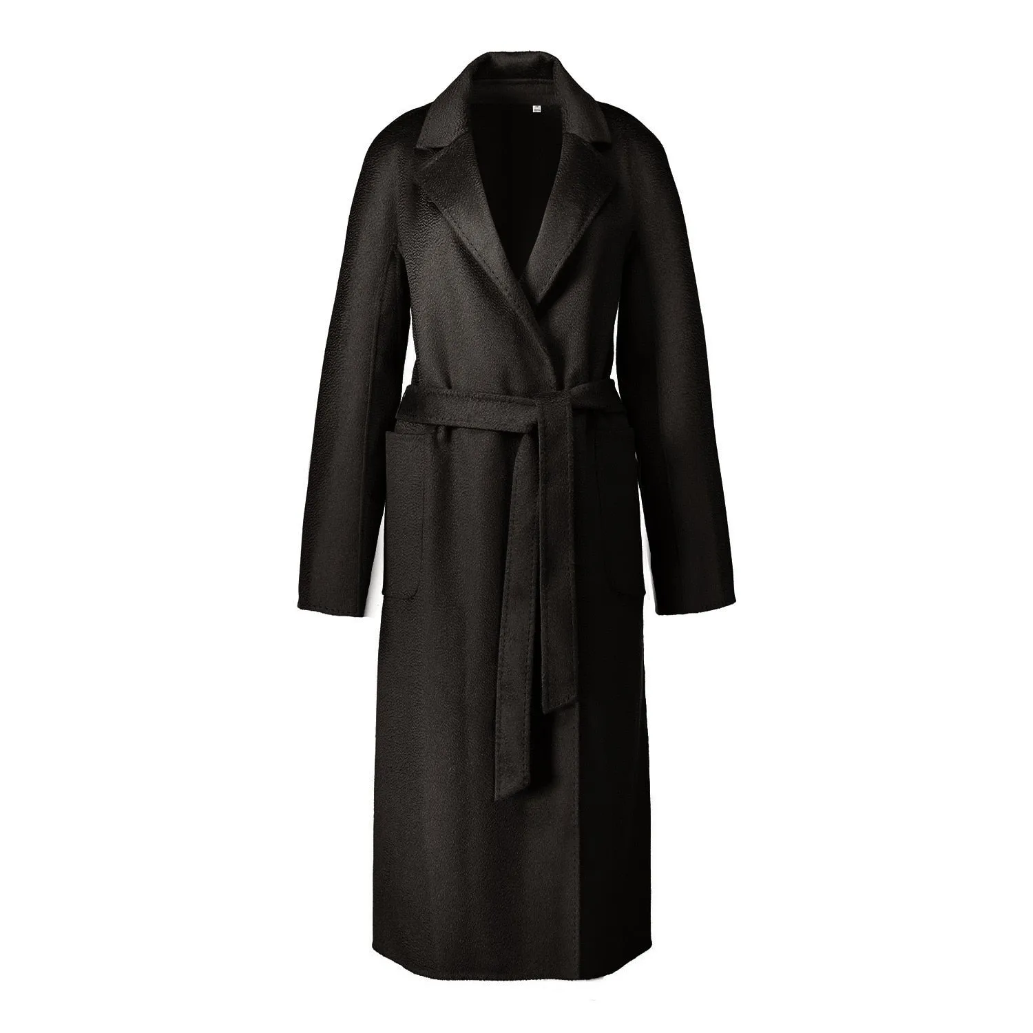 Handmade Double-Sided Wool Cashmere Coat - Autumn/Winter Style