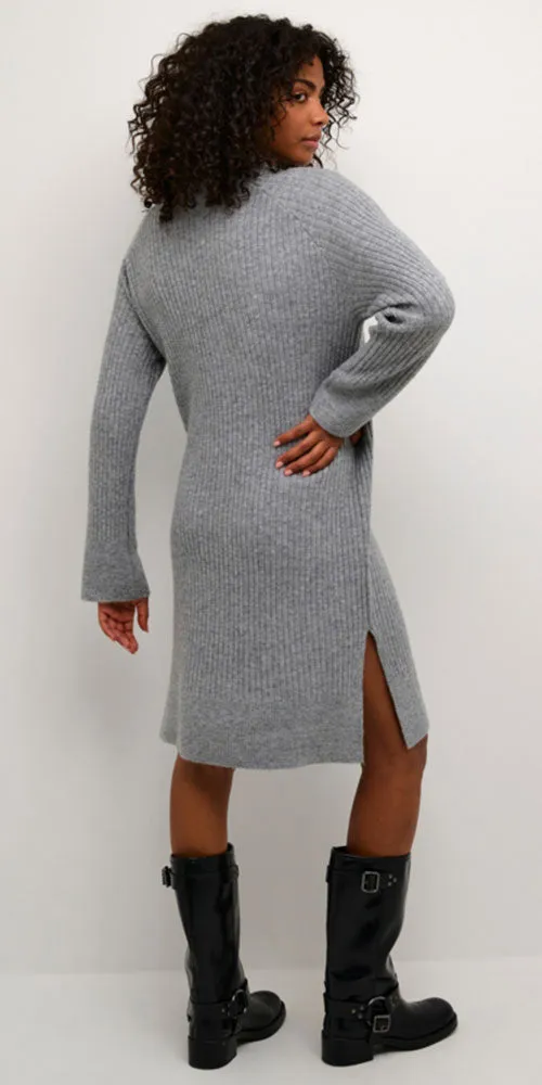 Kaffe Ribbed Sweater Dress