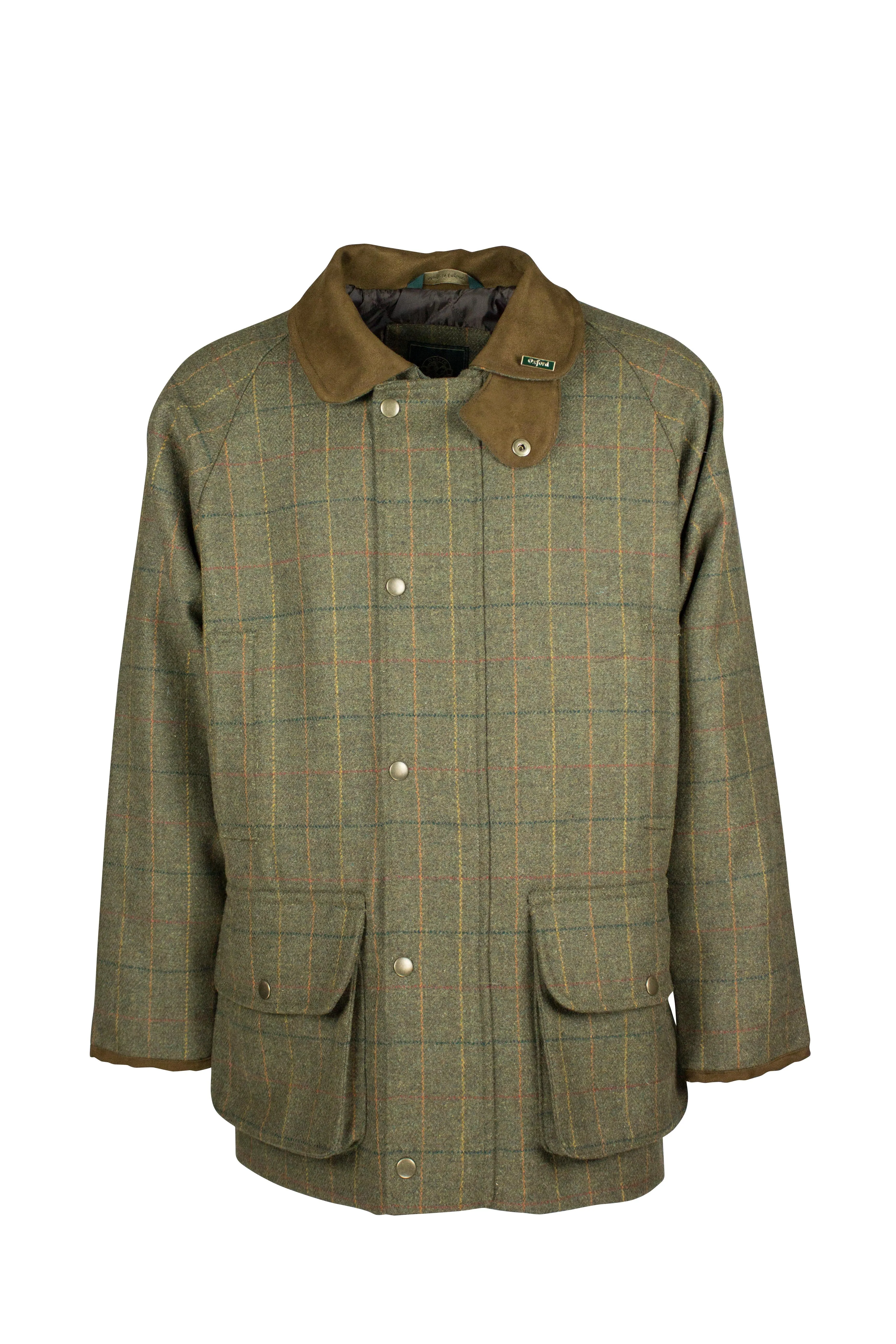 MT12 - Men's Braemer Shootong Coat- GREEN CHECK