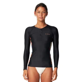 O'Neill Women's Bahia 1/4 Zip Long Sleeve Rash Vest