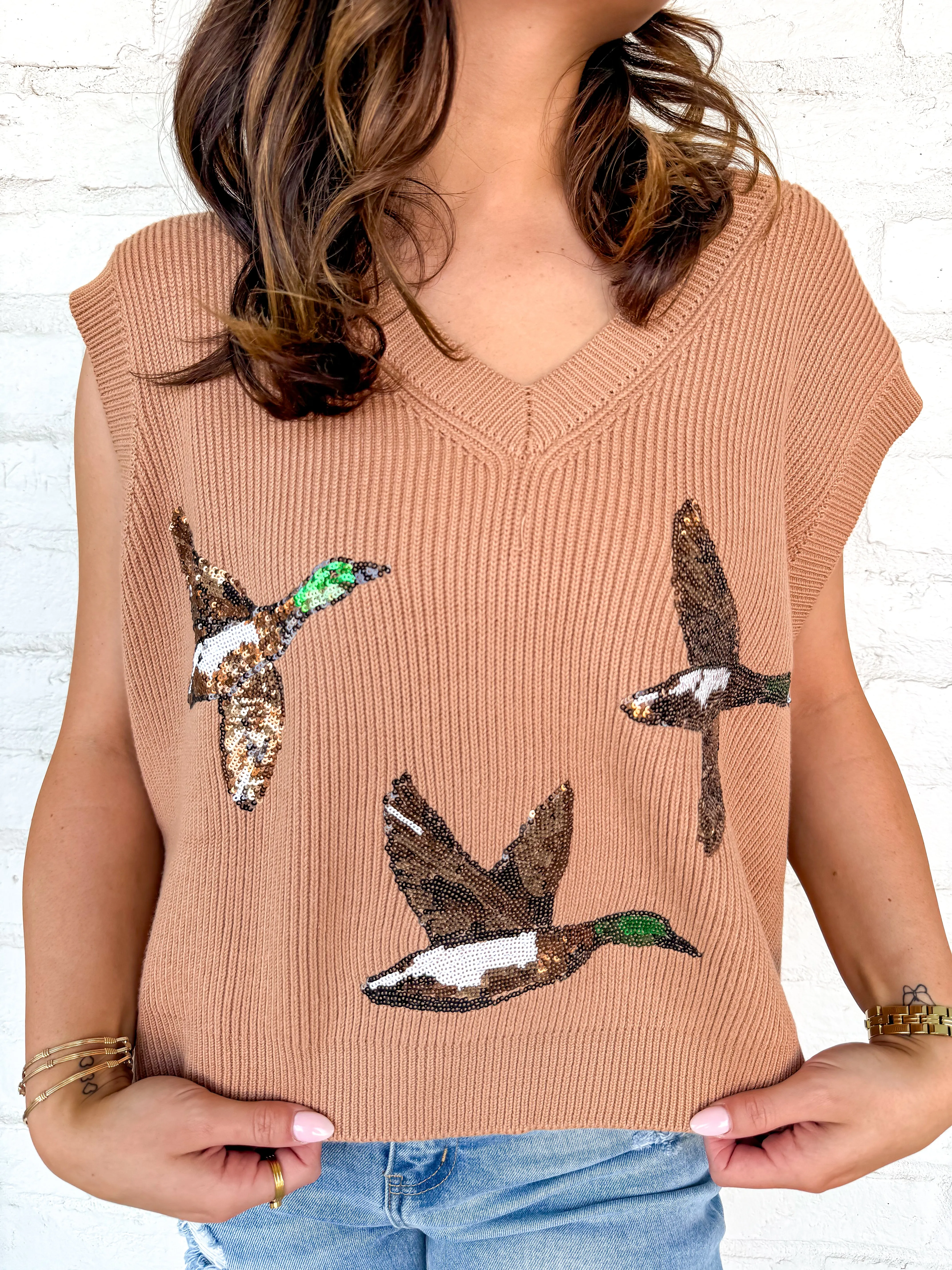 Queen of Flying Duck Sweater Vest