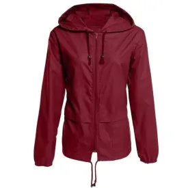 Raincoat Zipper Hooded Lightweight Outdoor Jacket Thin