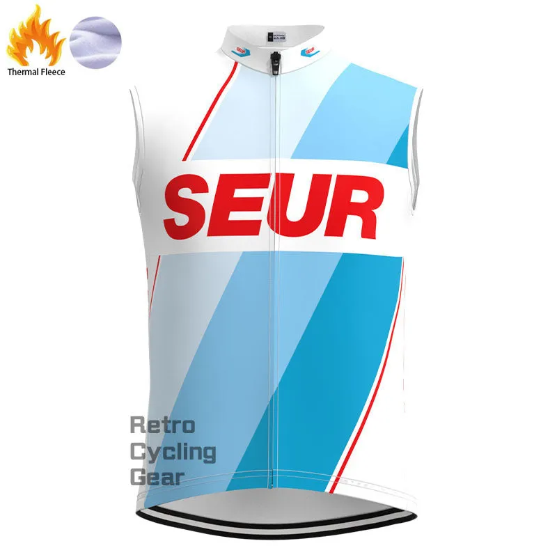 SEUR Fleece Retro Cycling Vest