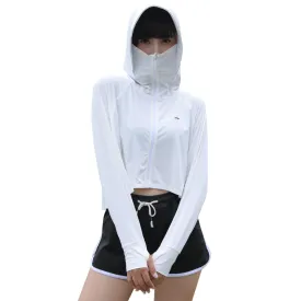 Sidiou Group Anniou YKK Zipper UPF50  Anti UV Jacket Sunscreen Summer Women's Hooded Breathable Quick Dry Bat Sleeve Cloak Sun Protection Clothing