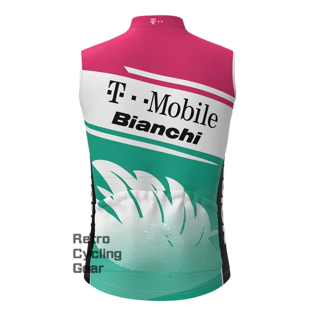 T-Mobile Bianchi Fleece Retro Cycling Vest