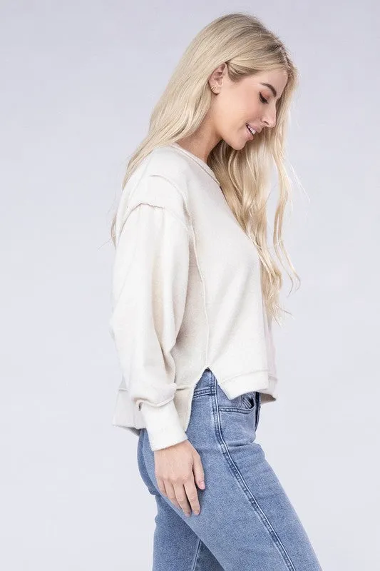 TEEK - Brushed Melange Oversized Sweater