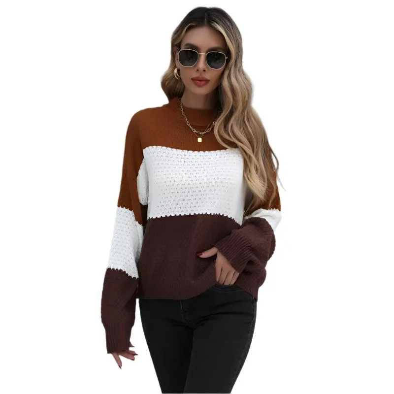 TEEK - Long Sleeve Knitted Pullover Loose Sweater