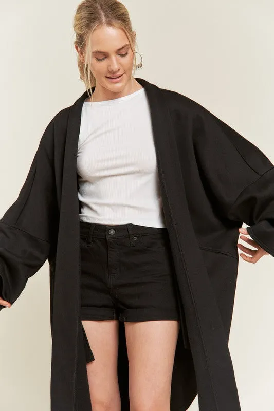 TEEK - PLUS  SIZE OVERSIZED KNIT CARDIGAN