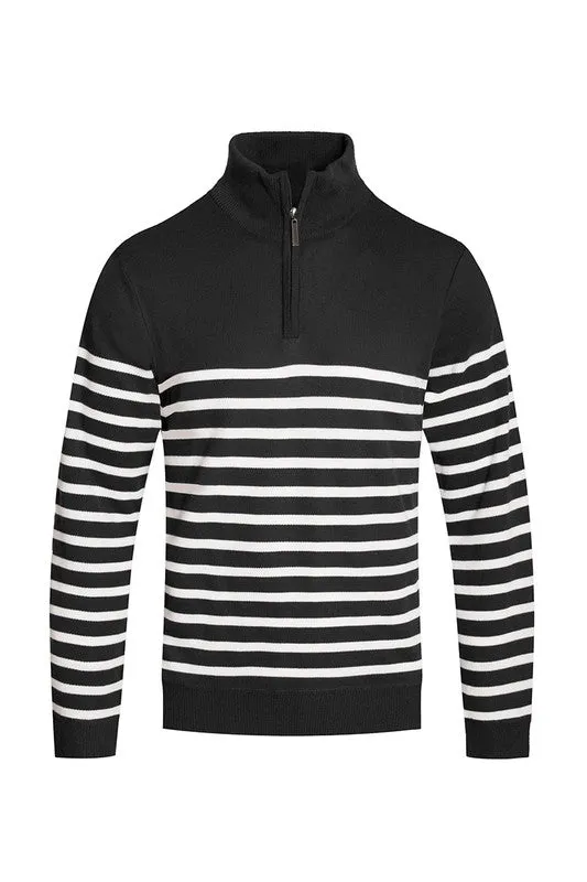 TEEK - QUARTER ZIPPER PULLOVER SWEATER