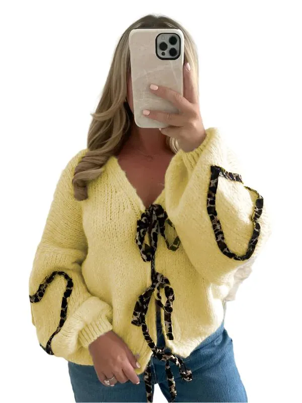 TEEK - Sweater Cardigan Loose Long-Sleeved Sweater