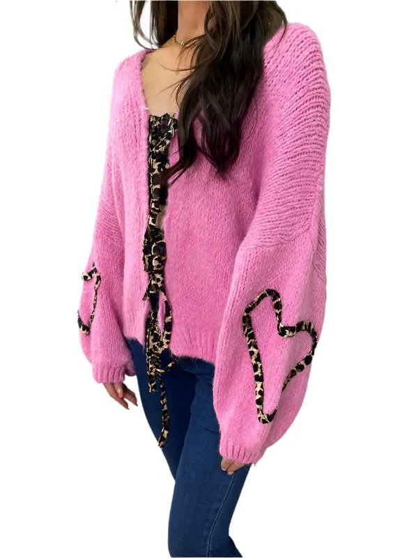 TEEK - Sweater Cardigan Loose Long-Sleeved Sweater