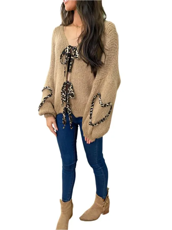 TEEK - Sweater Cardigan Loose Long-Sleeved Sweater