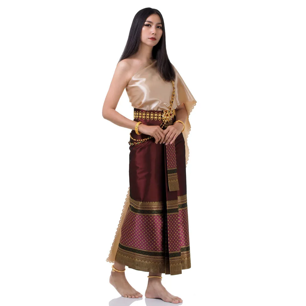 Traditional Chut Thai Dress Thanyarat Chic Style