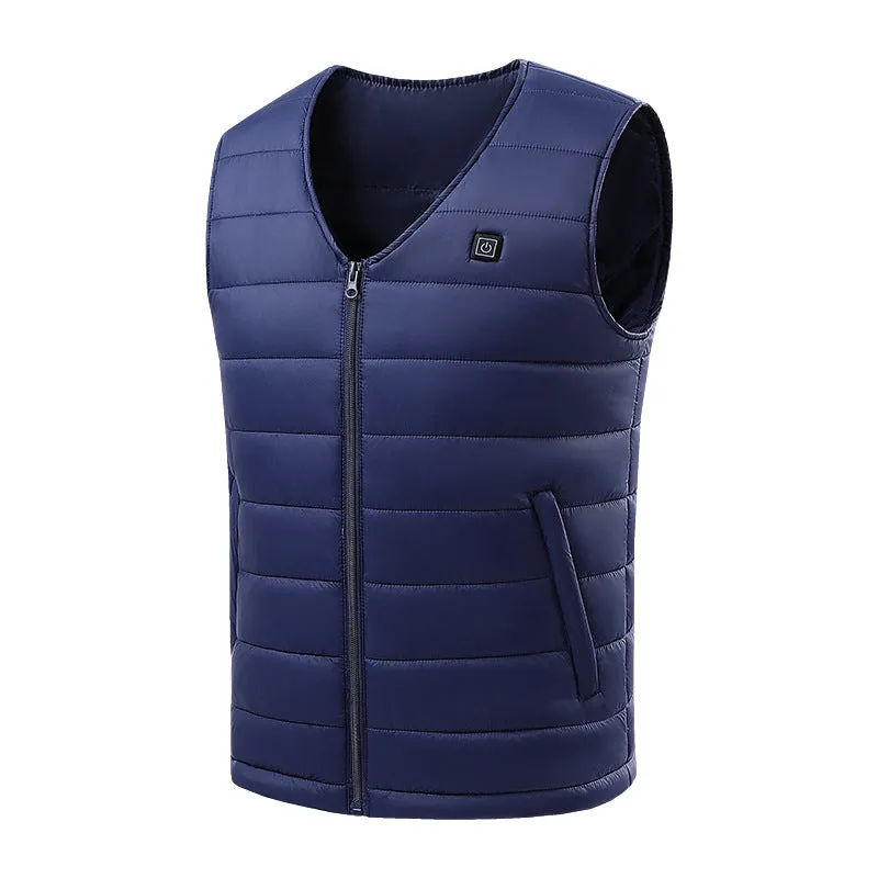 Unisex Heated V Neck Gilet