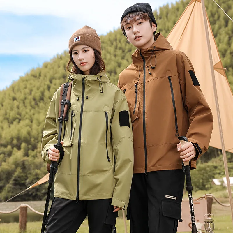 Unisex Hooded Waterproof Jacket