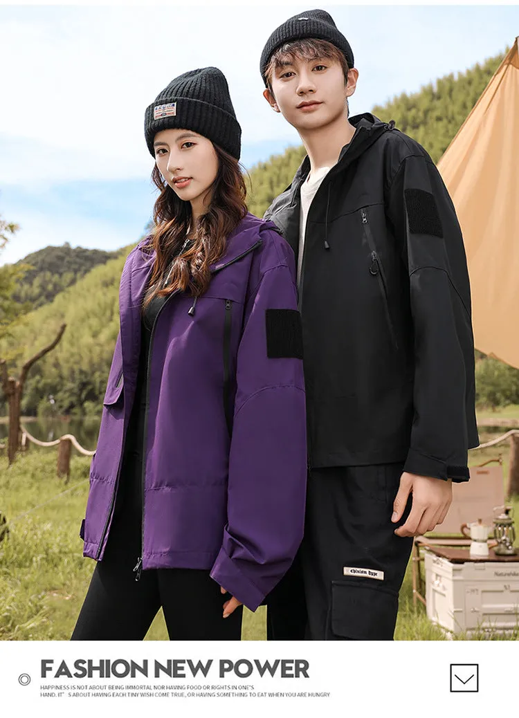 Unisex Hooded Waterproof Jacket