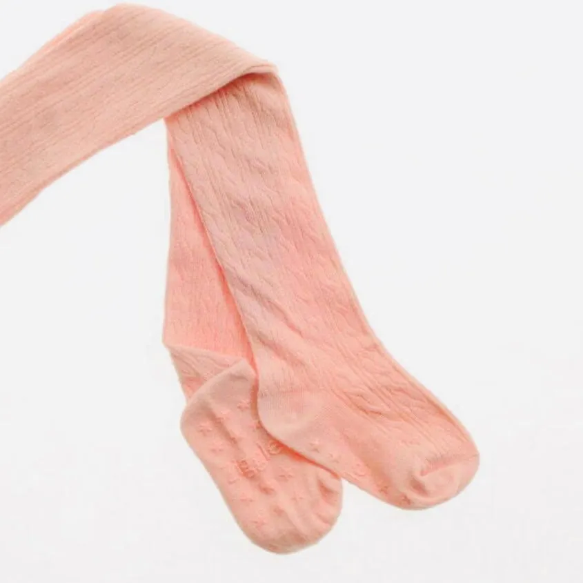 Ziggle - Blush Pink Tights - 12-24 months